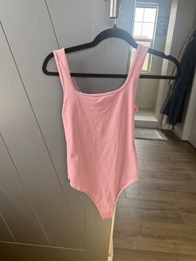 Abercrombie & Fitch Pink/ dusty rose Tank Bodysuit